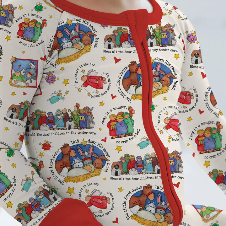 Gerippte Babykleidung mit individuellem Foto - Weich &amp; Skizzenhaft