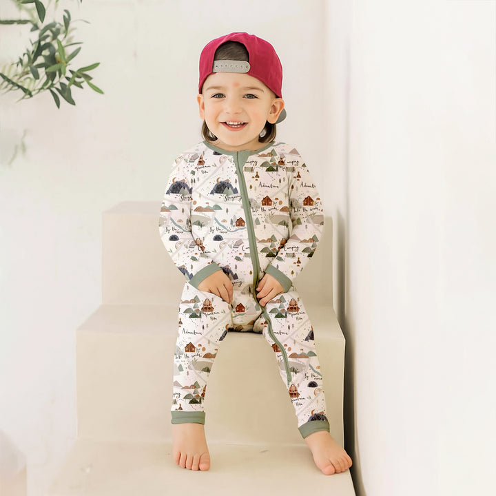Gerippte Babykleidung mit individuellem Foto - Weich &amp; Skizzenhaft
