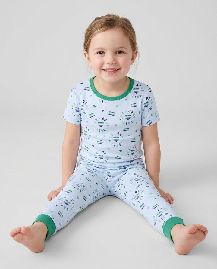 Love Makes Family Bamboo Two Piece Short Sleeve Pajama Set