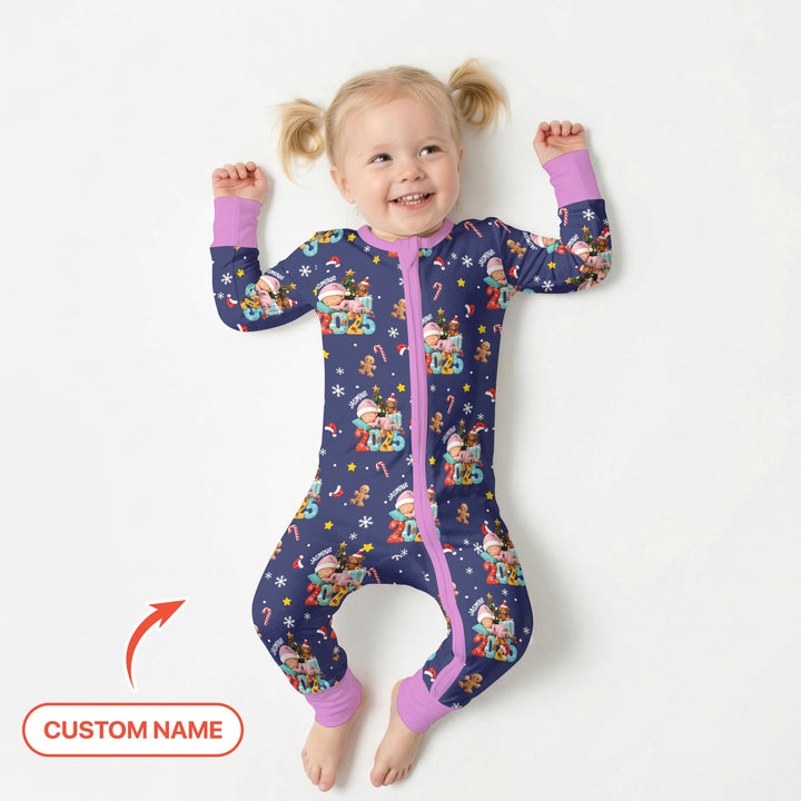 Gerippte Babykleidung mit individuellem Foto - Weich &amp; Skizzenhaft