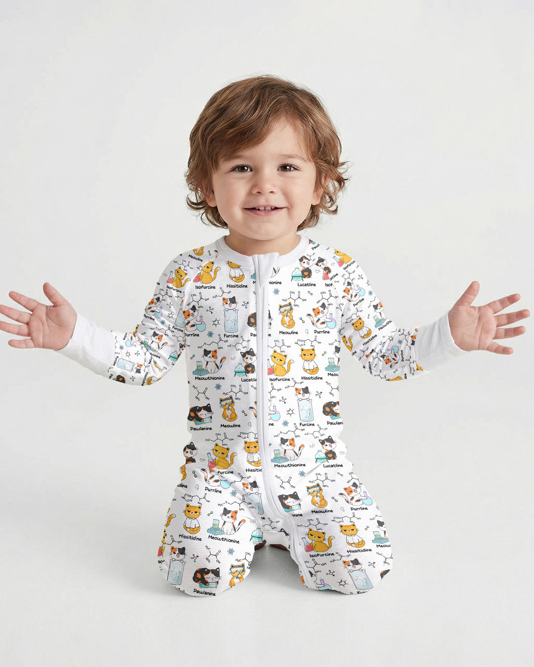 Biochemistry Cat Bamboo Convertible Zippy