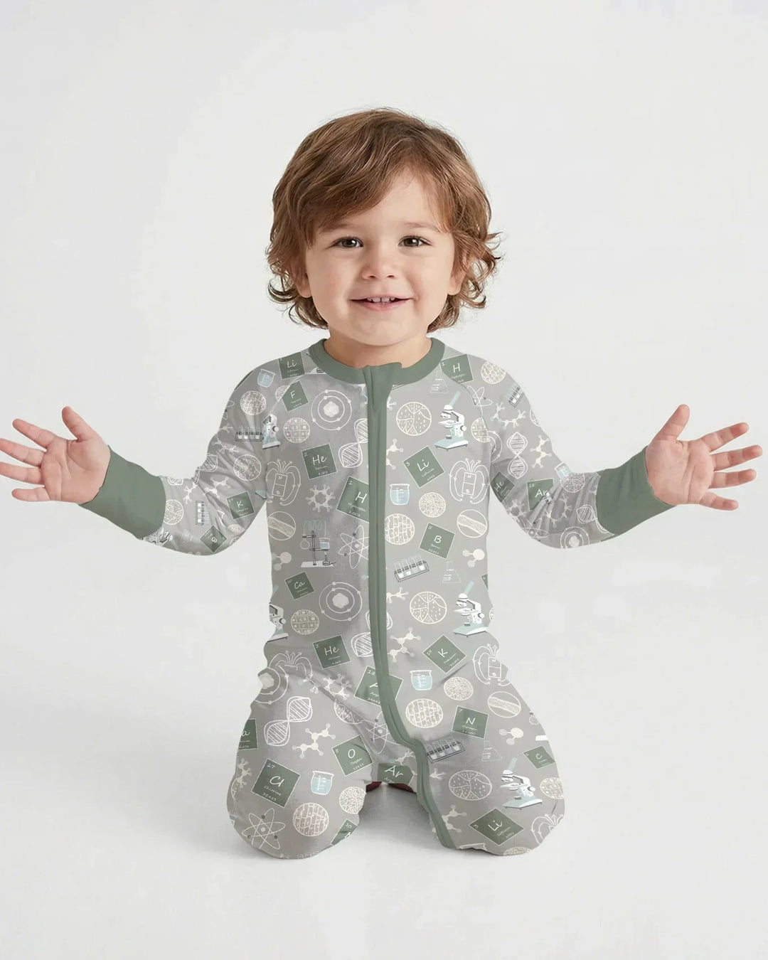 Gerippte Babykleidung mit individuellem Foto - Weich &amp; Skizzenhaft