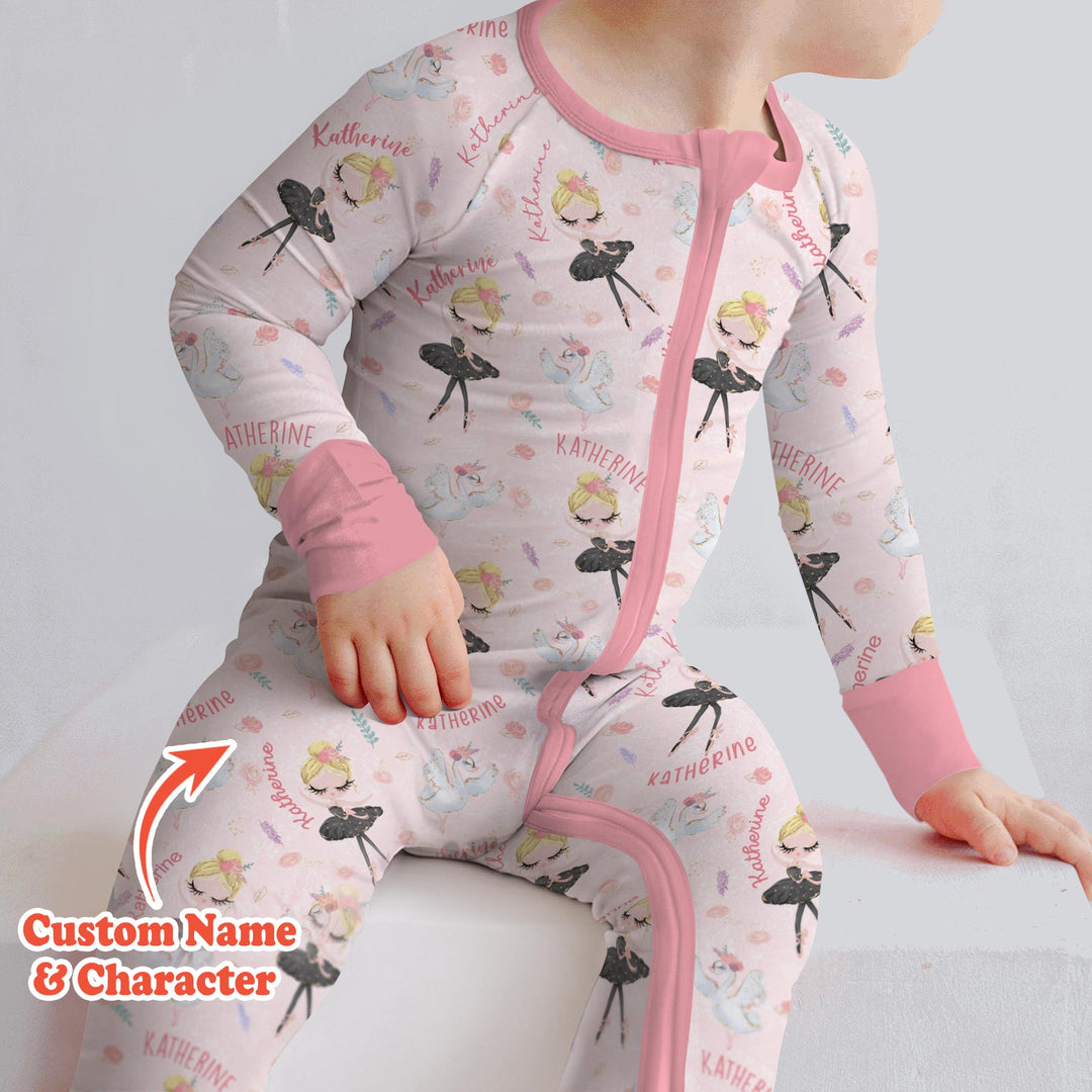 Custom Name Ballerina Doll Convertible Zippy