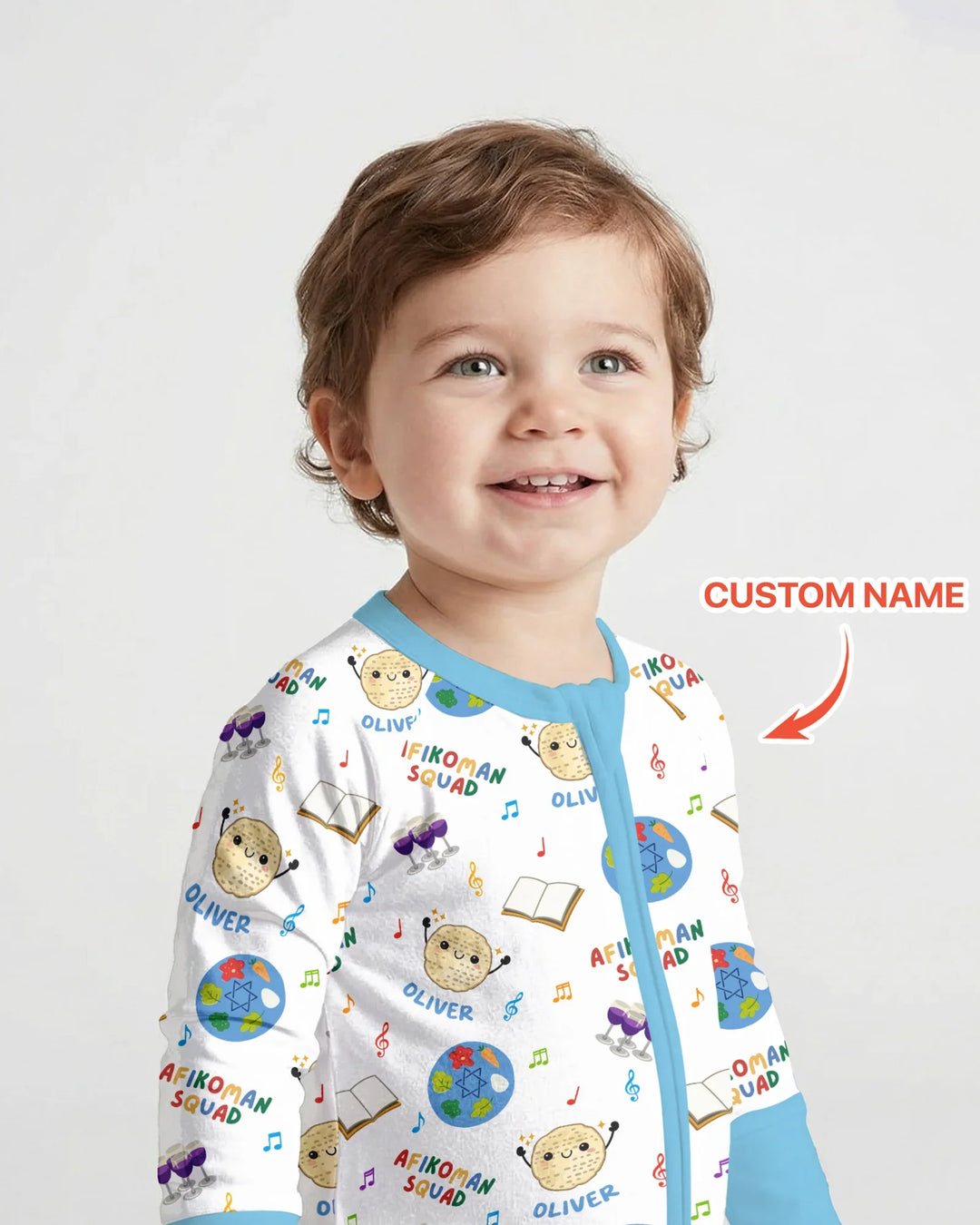 Gerippte Babykleidung mit individuellem Foto - Weich &amp; Skizzenhaft