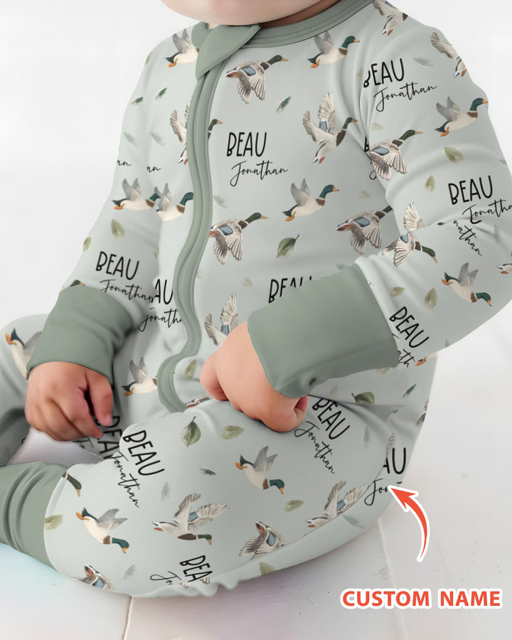 Custom Name Mallard Duck Convertible Zippy