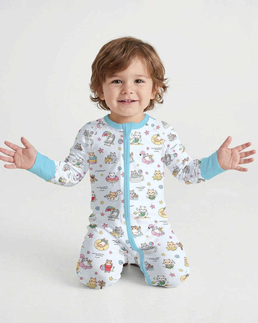 Gerippte Babykleidung mit individuellem Foto - Weich &amp; Skizzenhaft