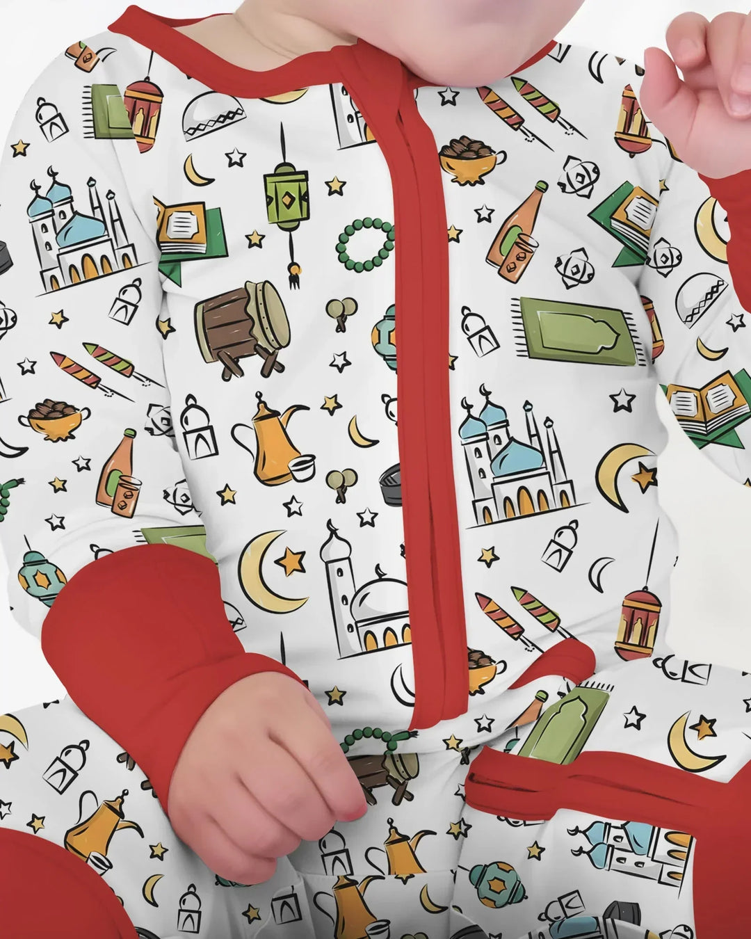 Gerippte Babykleidung mit individuellem Foto - Weich &amp; Skizzenhaft