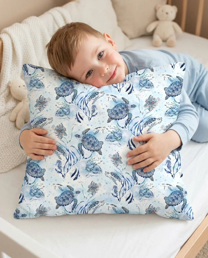 Little Turtles Family Matching Bamboo Pillow Case