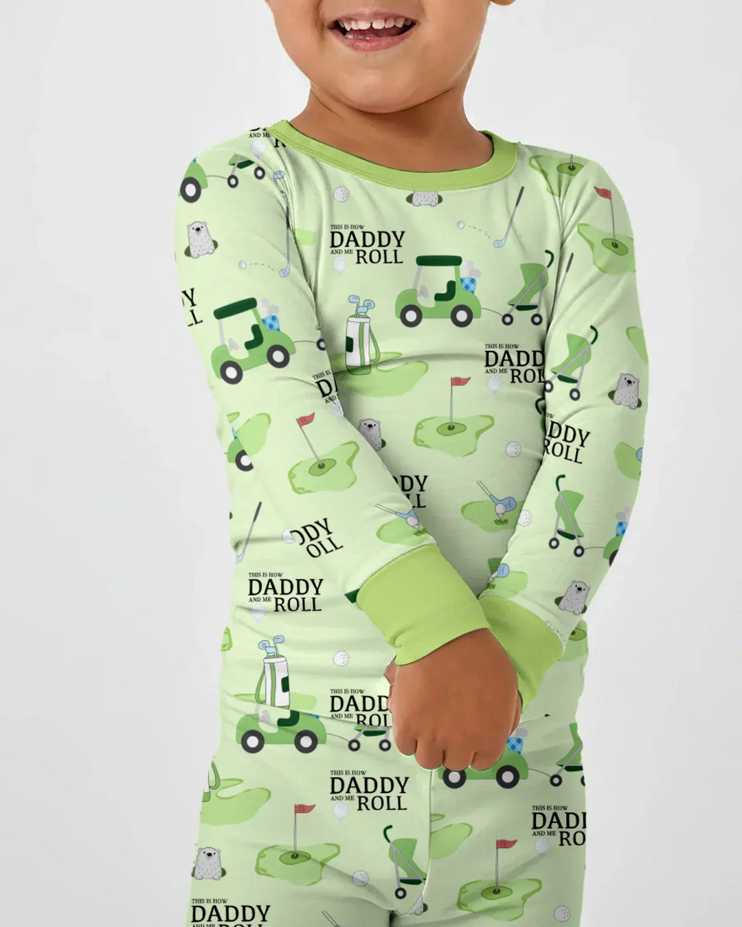 Daddy Golf Team Two Piece Long Sleeve Pajama Set