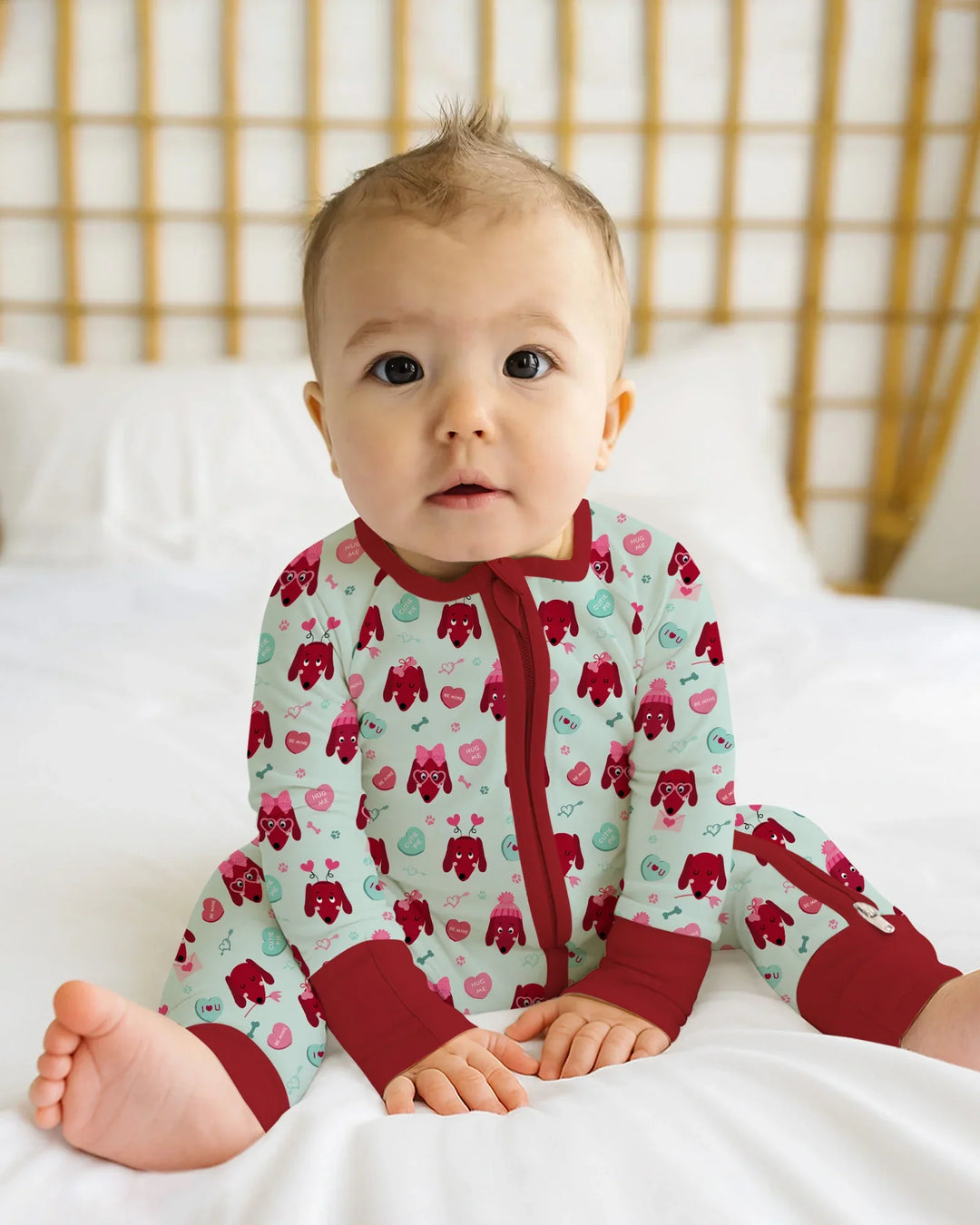 Gerippte Babykleidung mit individuellem Foto - Weich &amp; Skizzenhaft