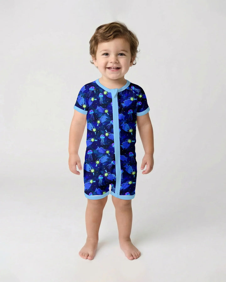 Happy Glow Fish Bamboo Shorty Zippy