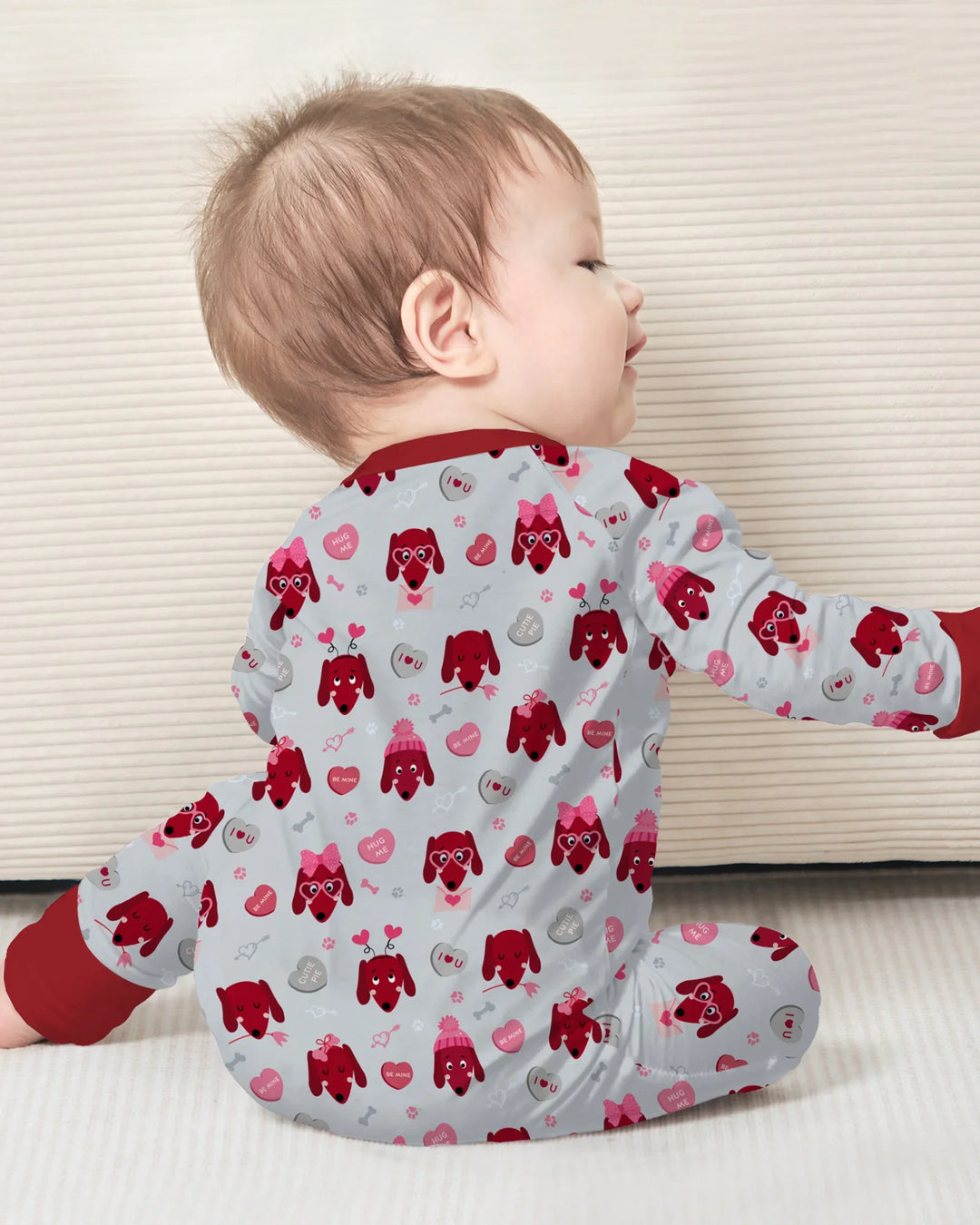 Gerippte Babykleidung mit individuellem Foto - Weich &amp; Skizzenhaft