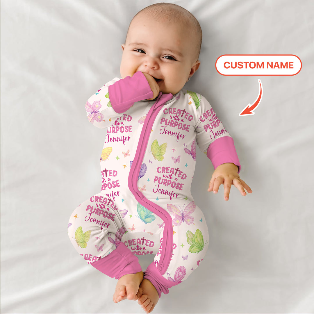 Created With A Purpose Custom Name Convertible Zippy