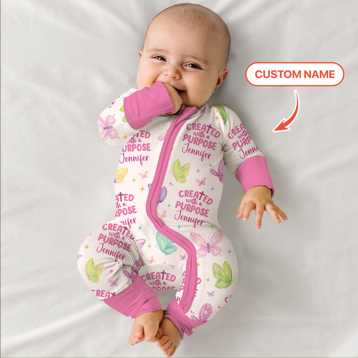 Created With A Purpose Custom Name Convertible Zippy