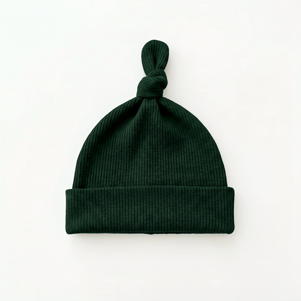 Ribbed Bamboo Knotted Hat