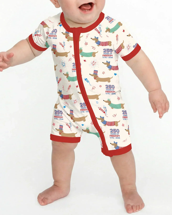 250 Years Of Freedom Shorty Zippy