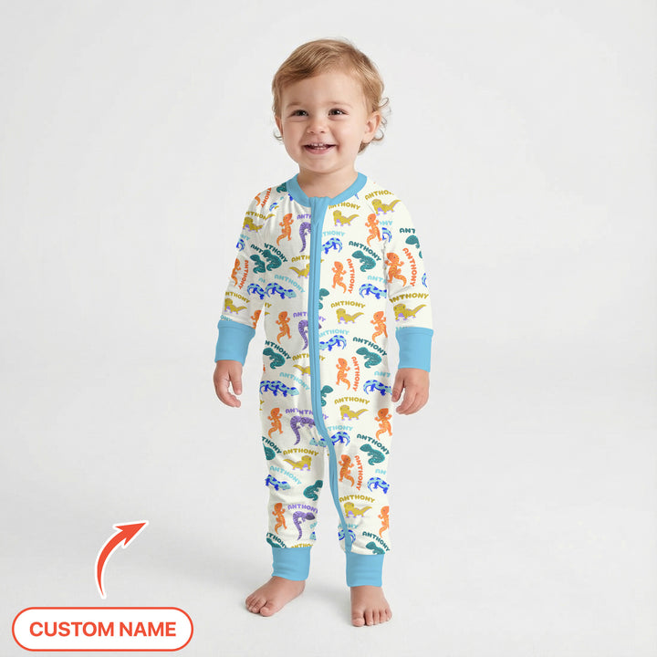 Custom Name Little Salamander Convertible Zippy