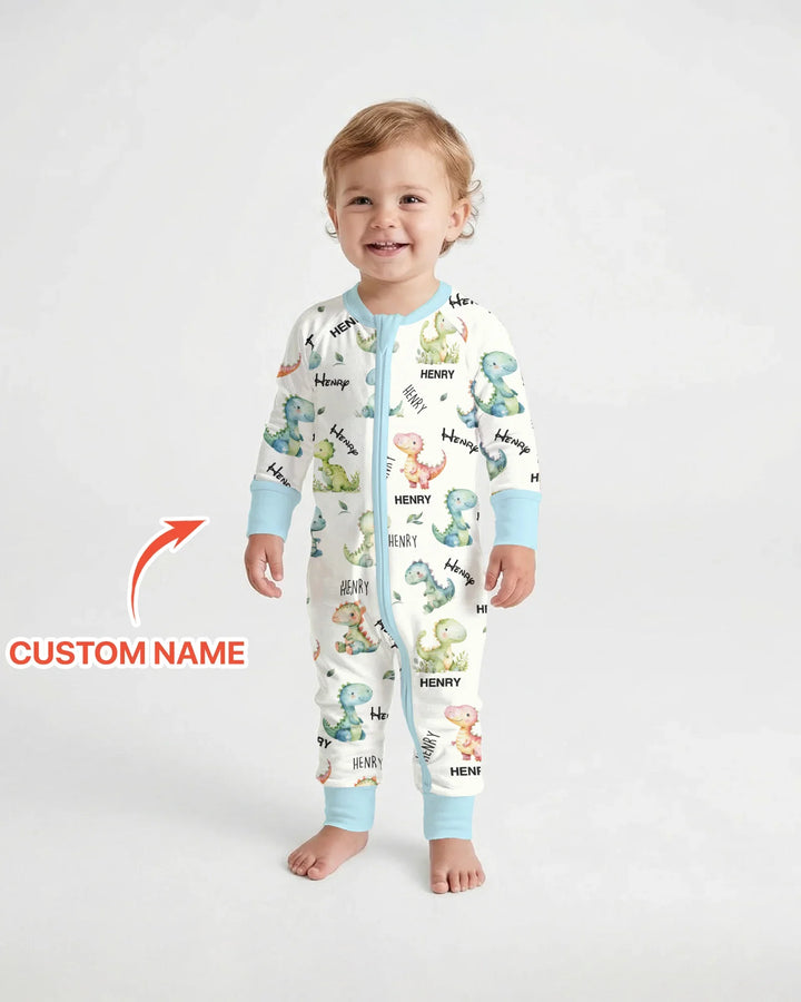 Dinosaur Custom Name Convertible Zippy