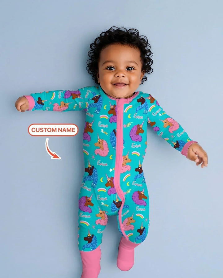 Gerippte Babykleidung mit individuellem Foto - Weich &amp; Skizzenhaft