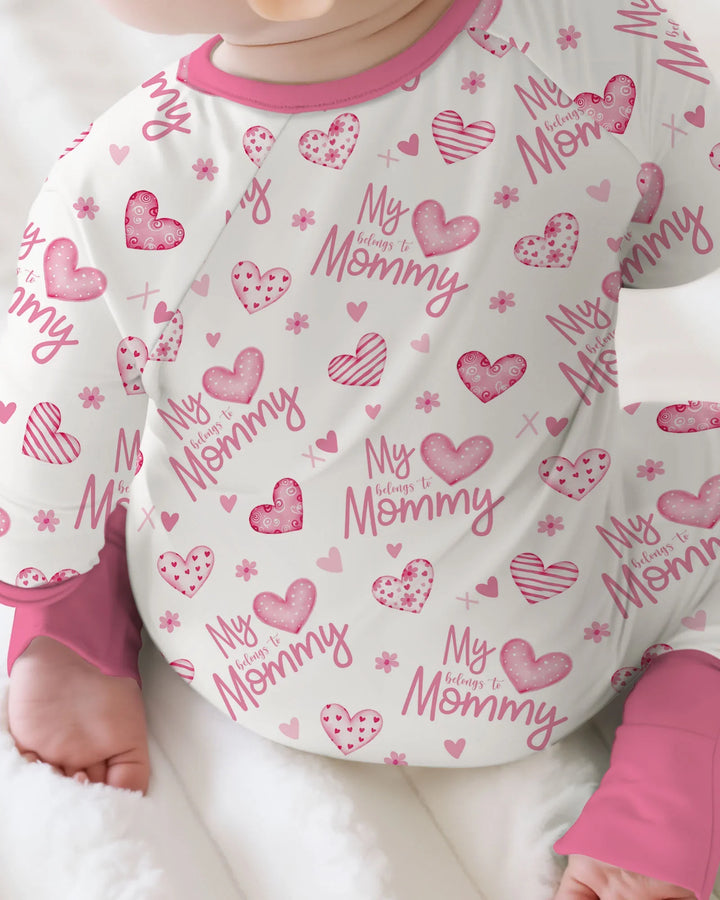 My Heart Belongs To Mommy Bamboo Convertible Zippy
