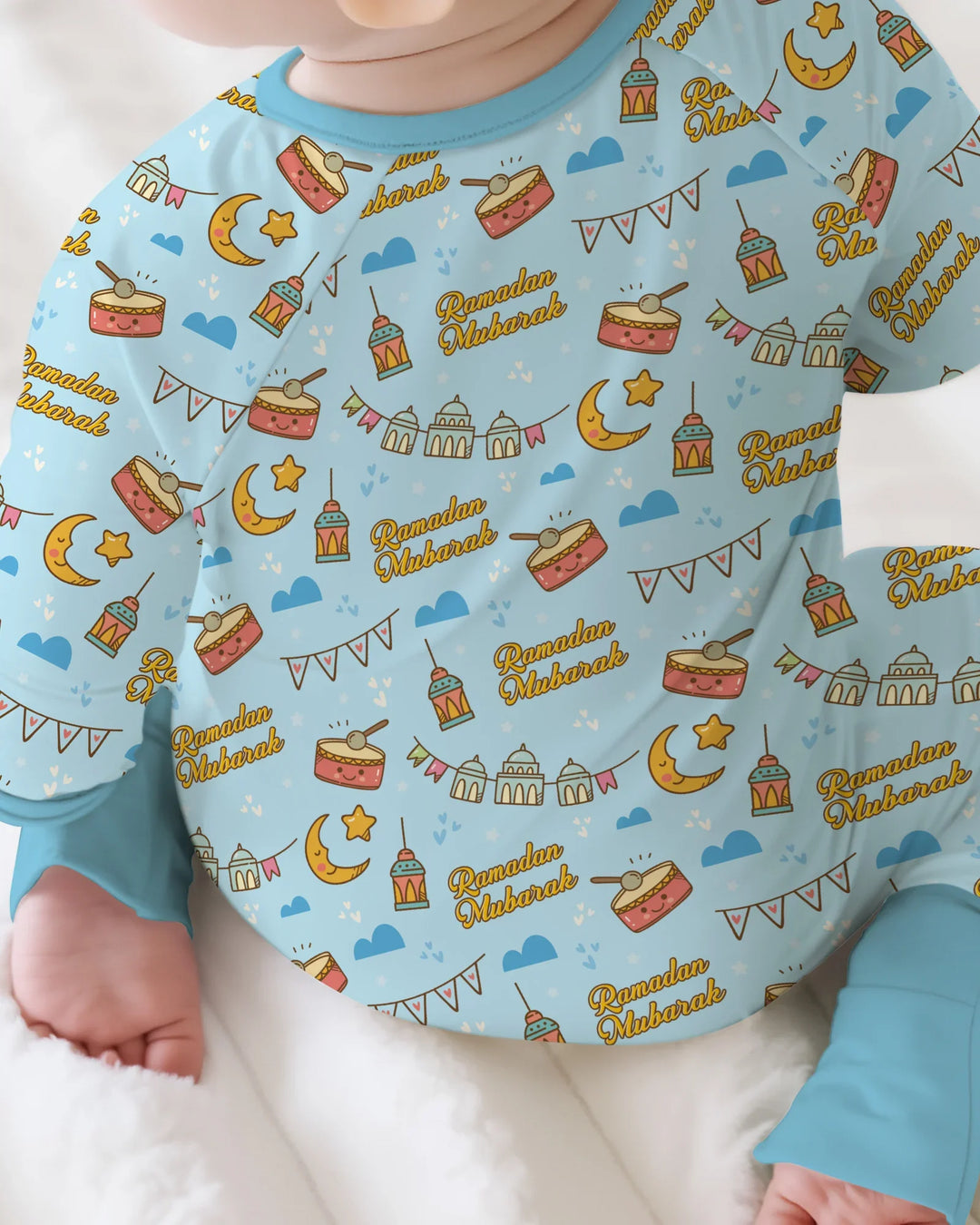 Ramadan Mubarak Shorty Zippy