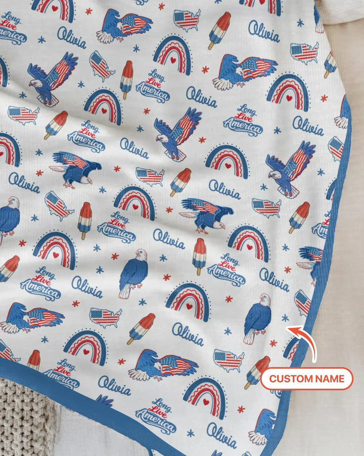 Long Live America Bamboo Blanket