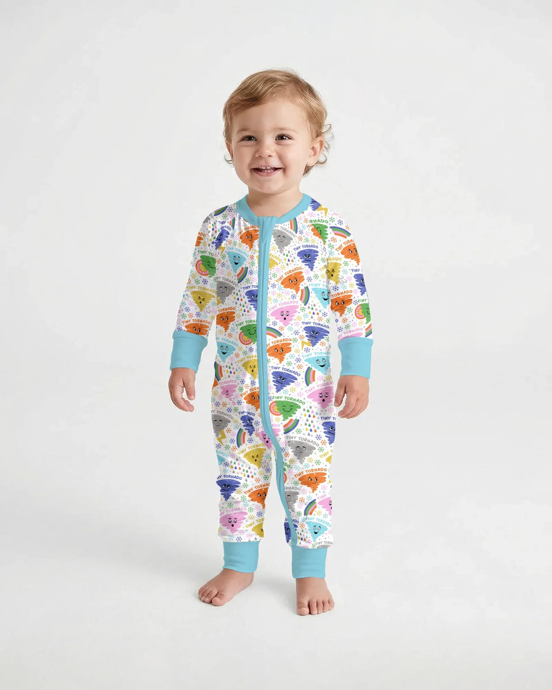 Gerippte Babykleidung mit individuellem Foto - Weich &amp; Skizzenhaft