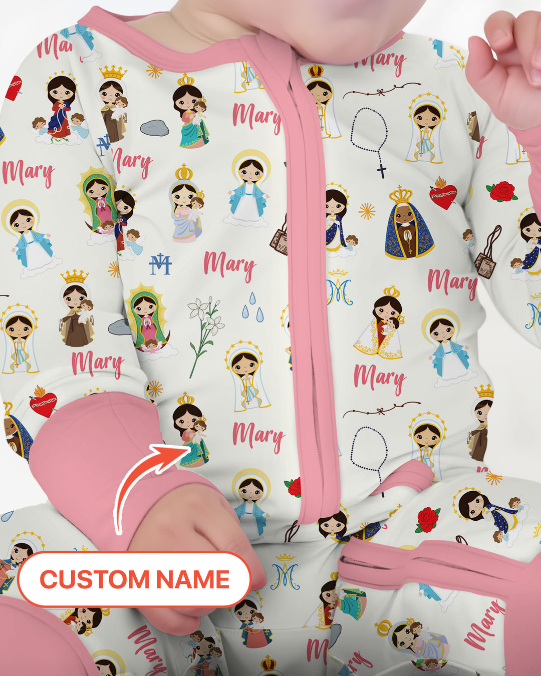 Custom Name Mother Mary Convertible Zippy