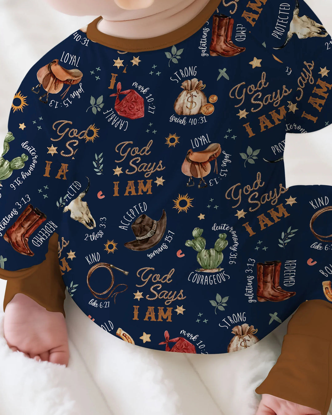 Gerippte Babykleidung mit individuellem Foto - Weich &amp; Skizzenhaft