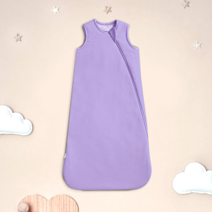 Pastellviolette Baby Schlafsack Bambus - zart und beruhigend