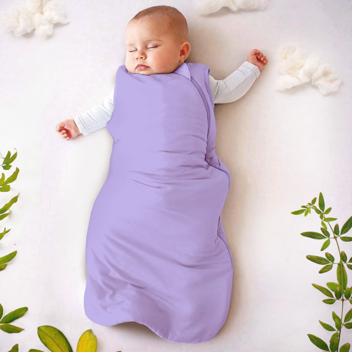 Pastellviolette Baby Schlafsack Bambus - zart und beruhigend