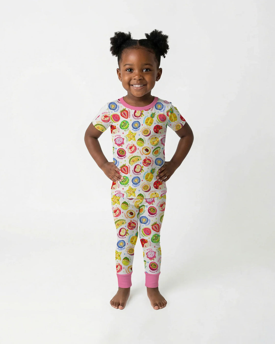 Conjunto de pijama de dos piezas de bambú Juicy World de manga corta