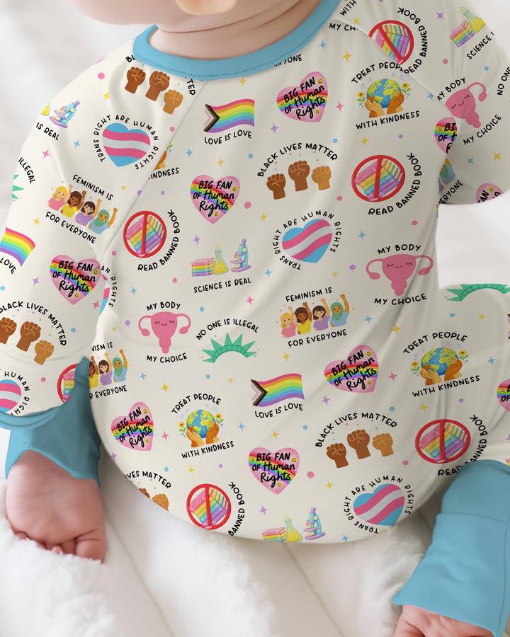 Gerippte Babykleidung mit individuellem Foto - Weich &amp; Skizzenhaft