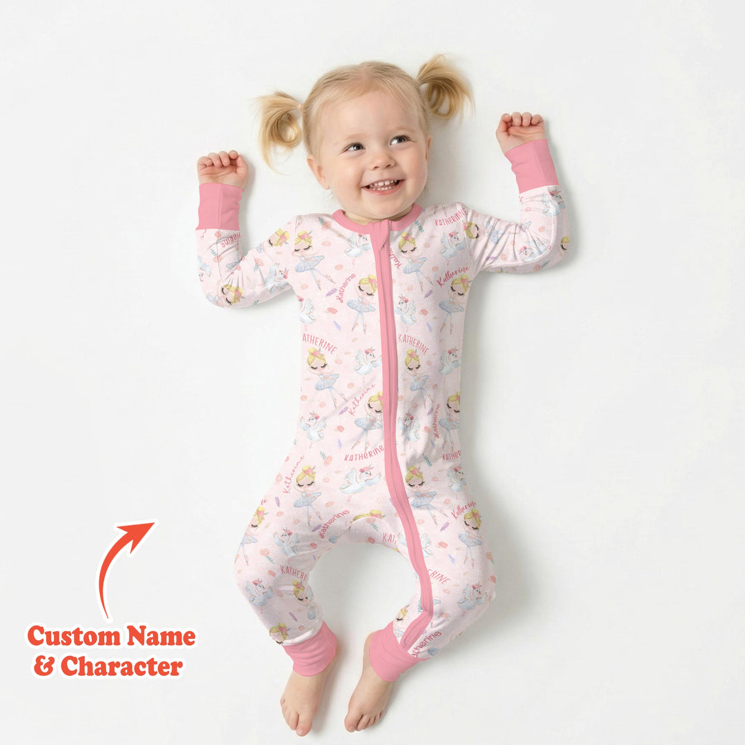 Custom Name Ballerina Doll Convertible Zippy