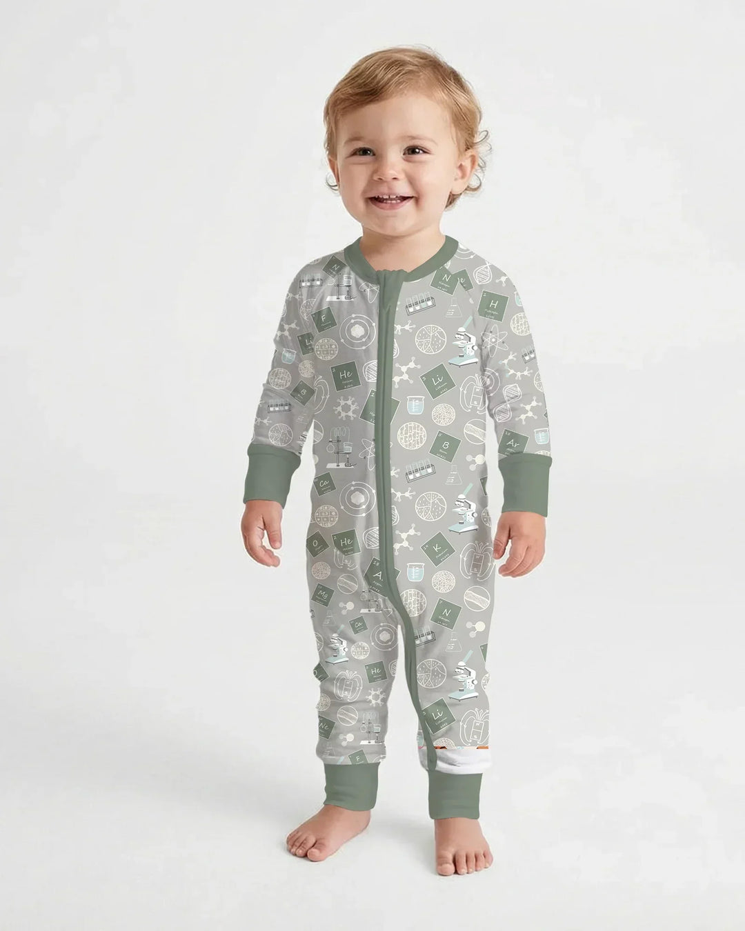 Gerippte Babykleidung mit individuellem Foto - Weich &amp; Skizzenhaft