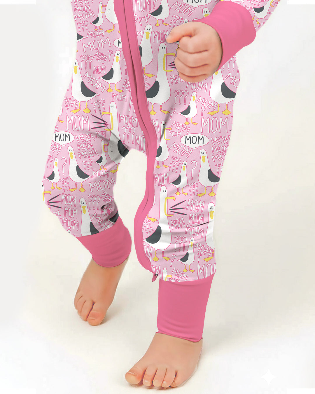 Funny Seagull MOM Convertible Zippy