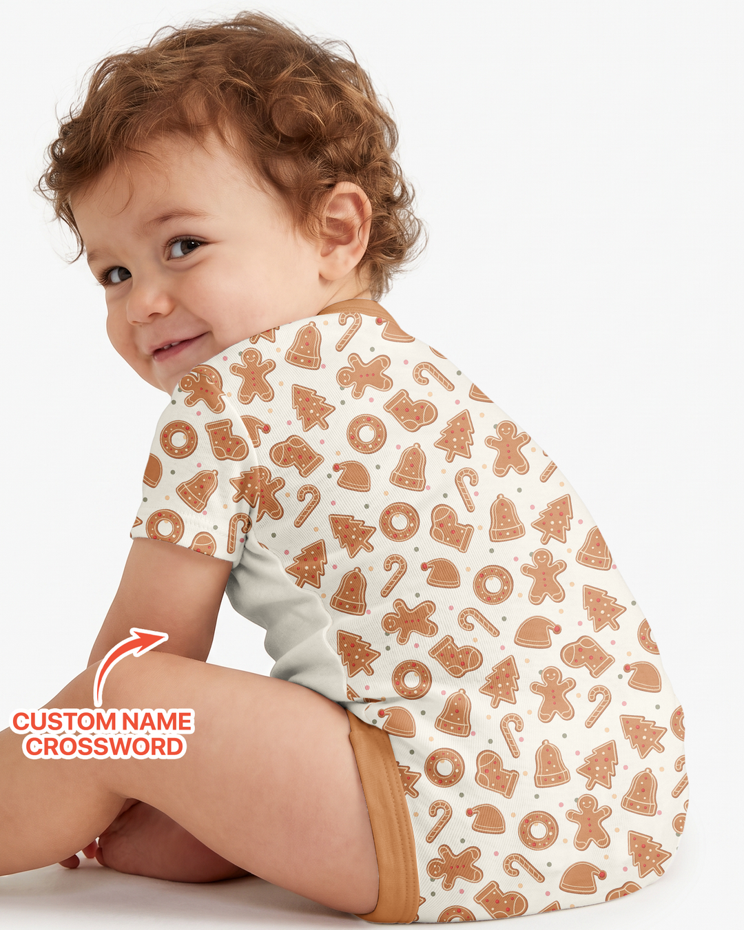 Custom Crossword Cookie Crew Bamboo Bodysuit