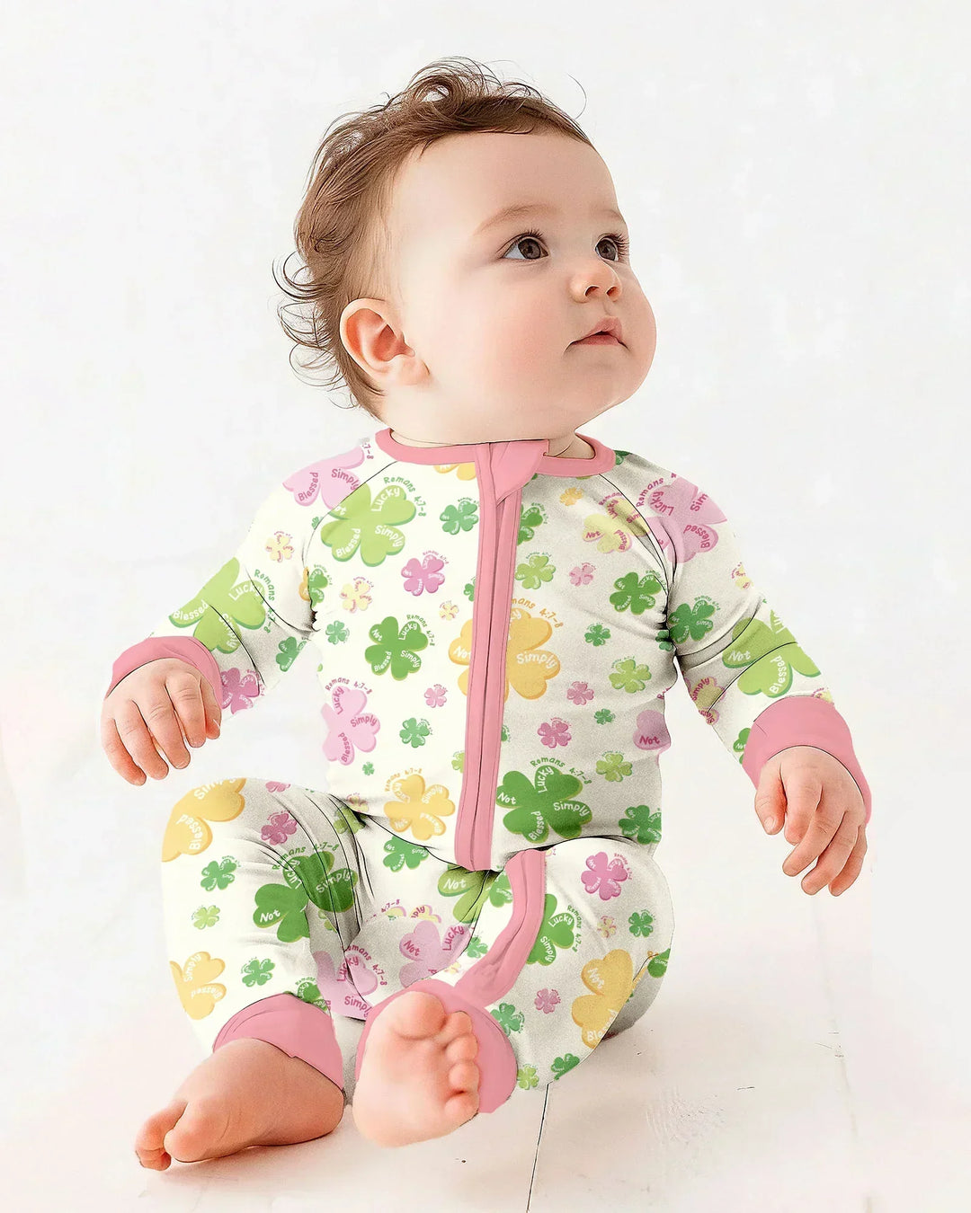 Shamrocks Print St. Patrick's Day Convertible Zippy