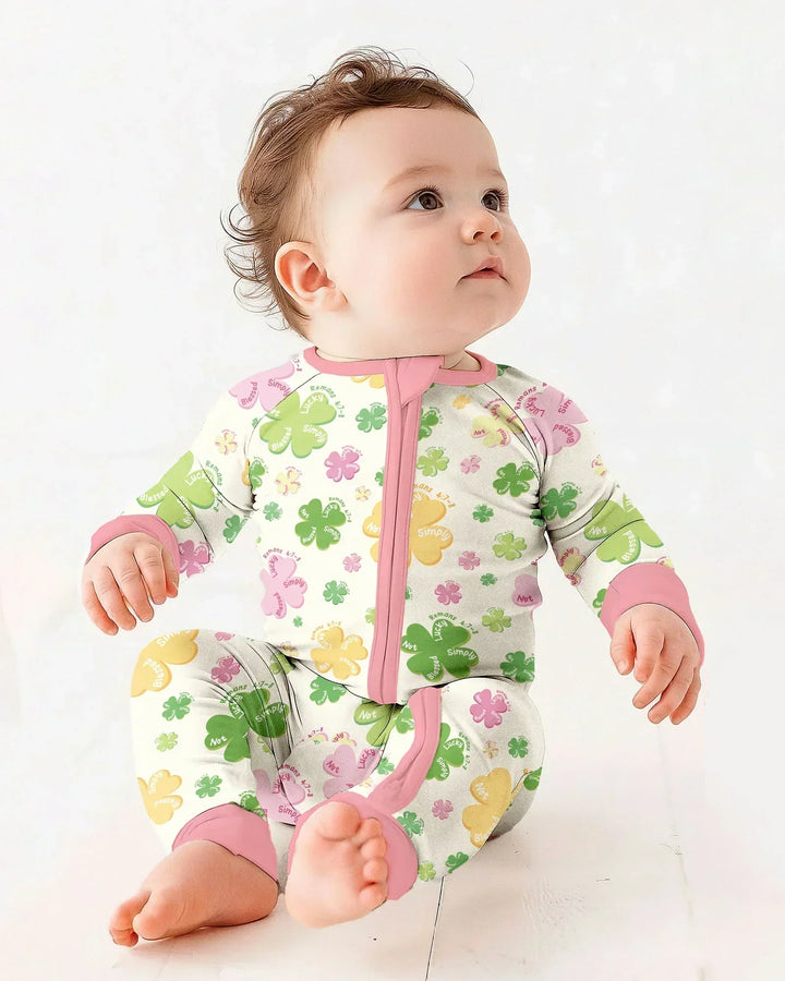 Shamrocks Print St. Patrick's Day Convertible Zippy