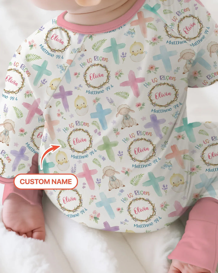 He Is Risen Personalized Convertible Zippy