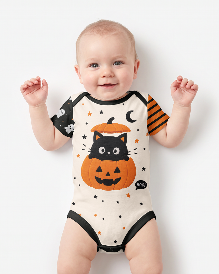 Boo Kitty Bamboo Bodysuit