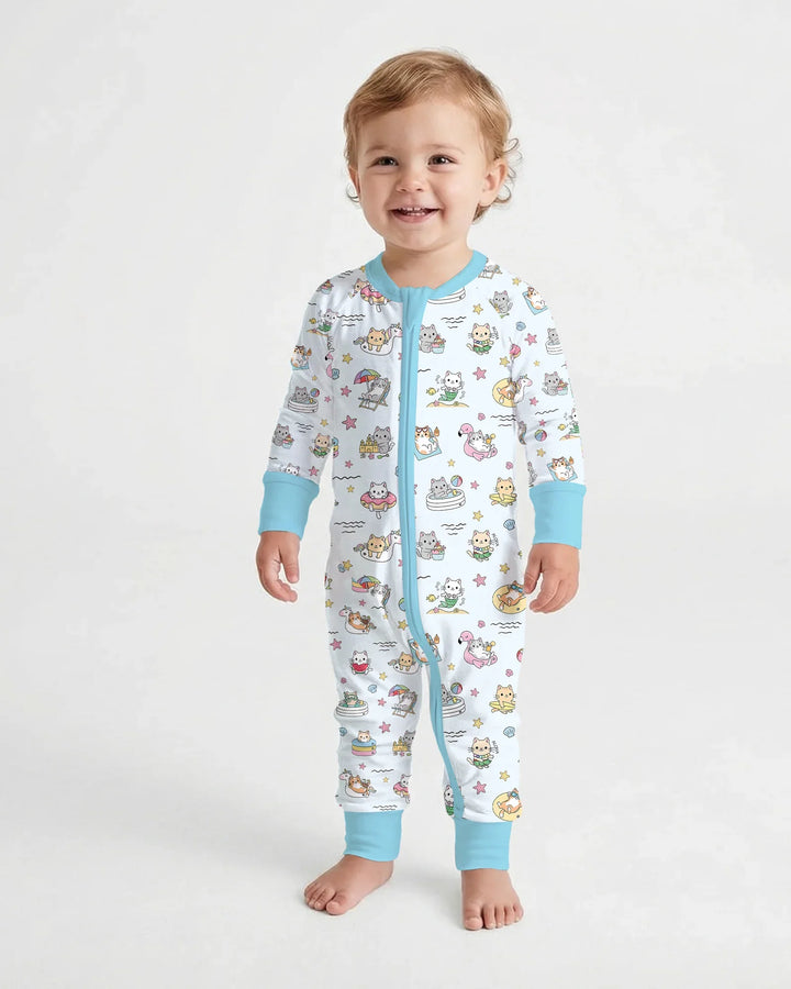 Gerippte Babykleidung mit individuellem Foto - Weich &amp; Skizzenhaft