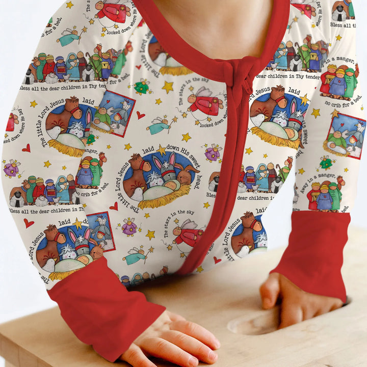 Gerippte Babykleidung mit individuellem Foto - Weich &amp; Skizzenhaft