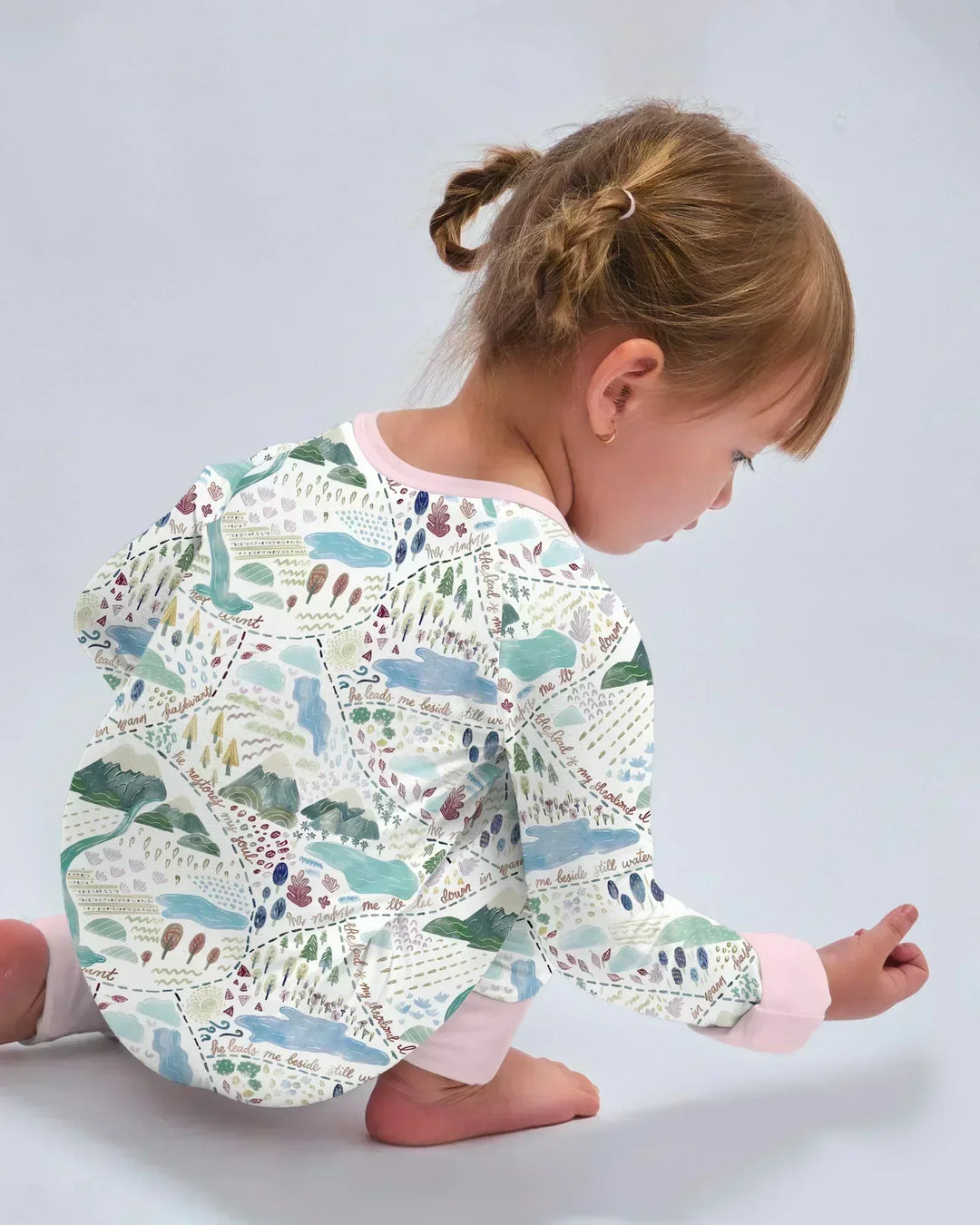 Whimsical Psalms 23 Map Convertible Zippy