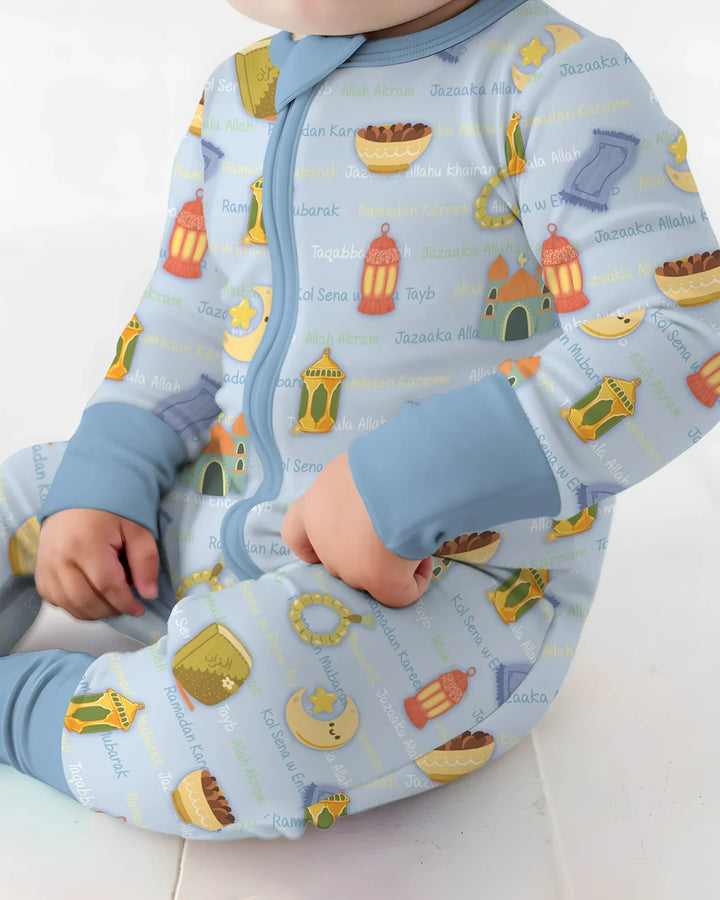 Gerippte Babykleidung mit individuellem Foto - Weich &amp; Skizzenhaft