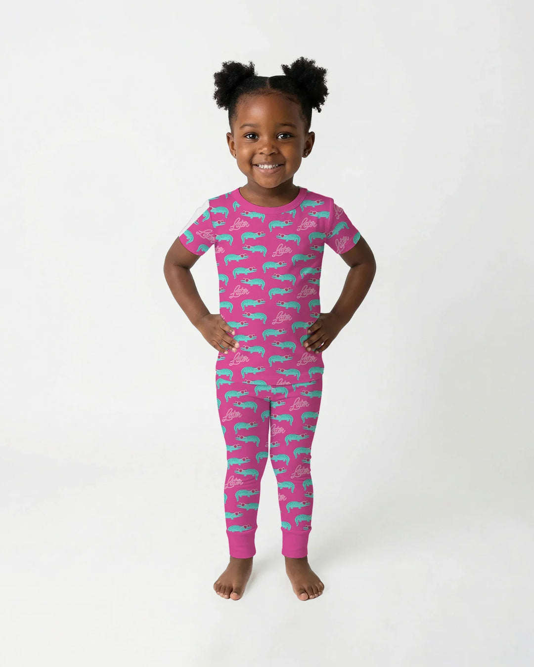 Zweiteiliges, kurzärmliges Pyjama-Set mit Marienkäfern