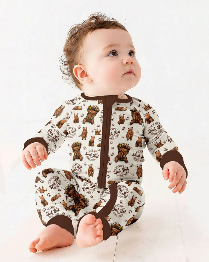 Gerippte Babykleidung mit individuellem Foto - Weich &amp; Skizzenhaft