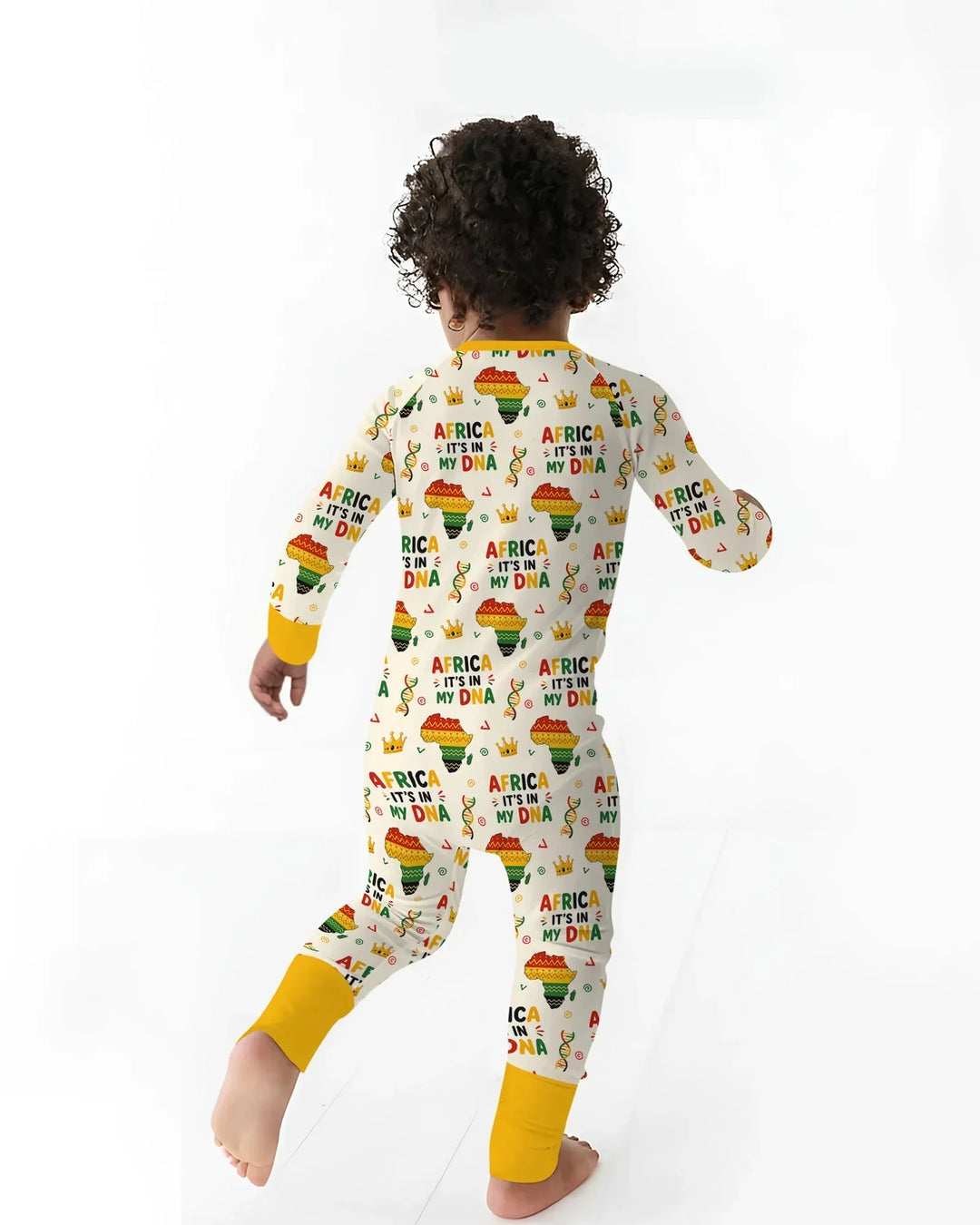 Africa It's In My DNA Bamboo Two Piece Long Sleeve Pajama Set