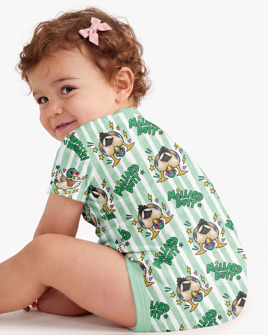 Guess What Mallard Butt Bamboo Bodysuit
