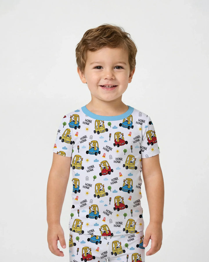 Honk Honk Silly Goose Bamboo Two Piece Short Sleeve Pajama Set